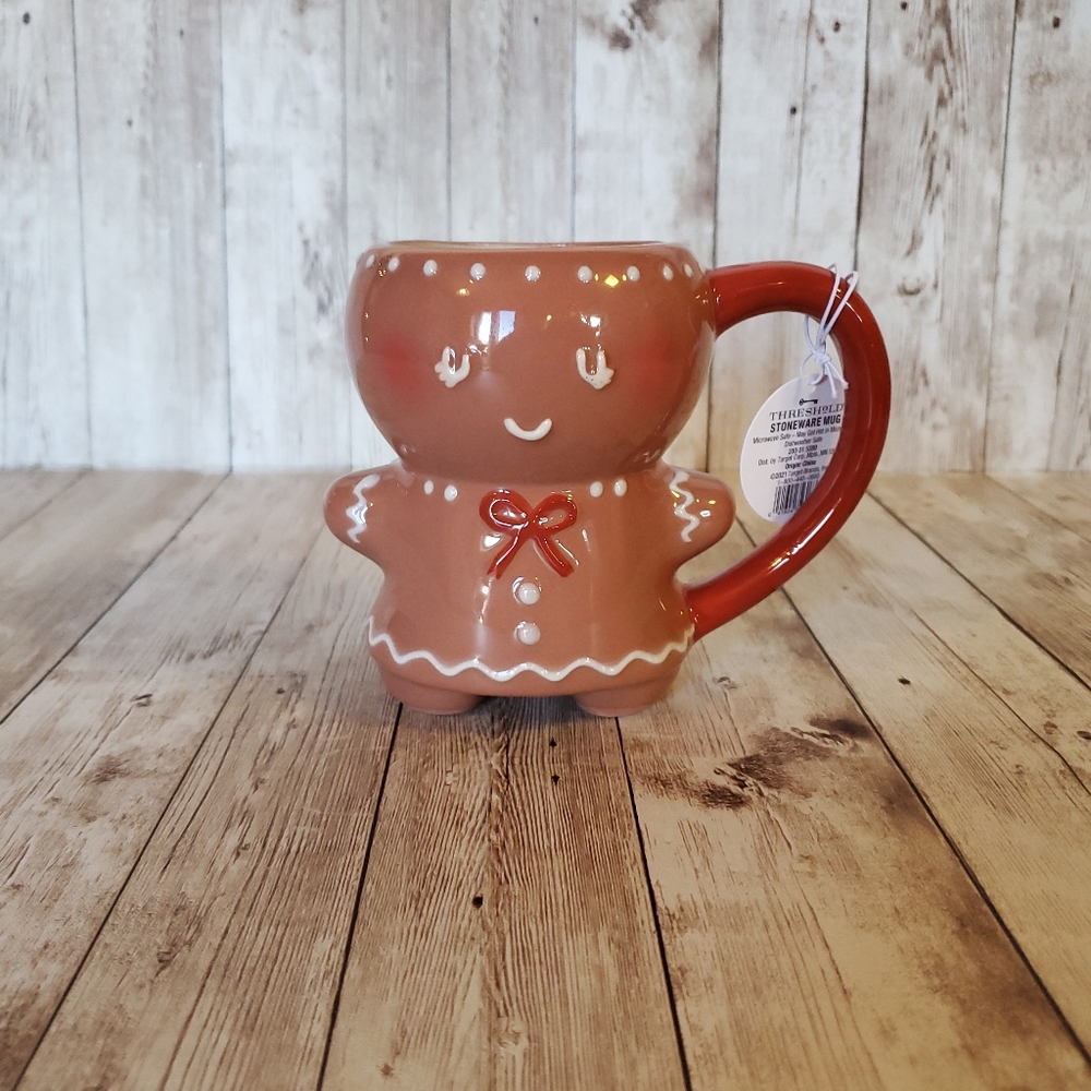 Target Threshold Christmas Gingerbread Woman Stoneware mug